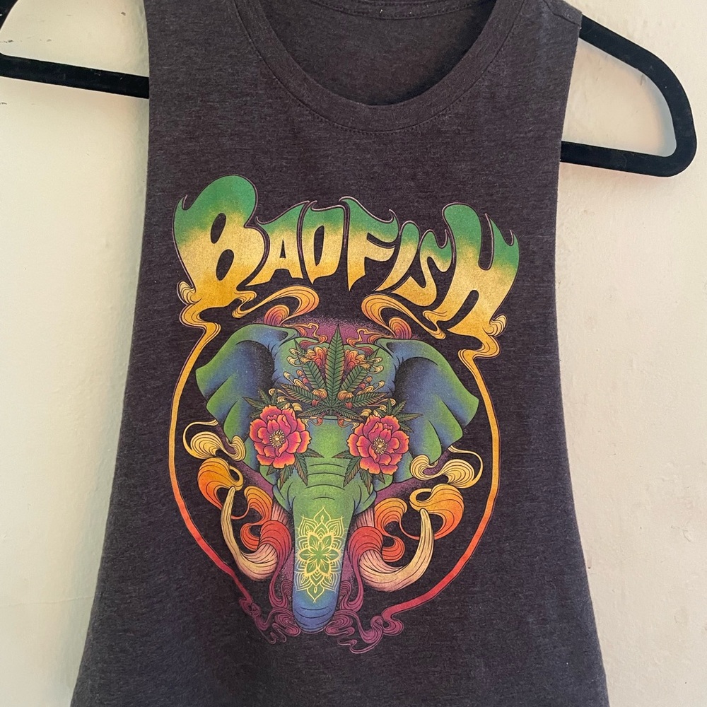 Sublime Badfish Concert Crop Tank Top size small